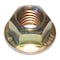 Midwest Fastener Lock Nut, 1/2"-13, Steel, Grade 8, Yellow Zinc, 50 PK 50351 - alternate 1